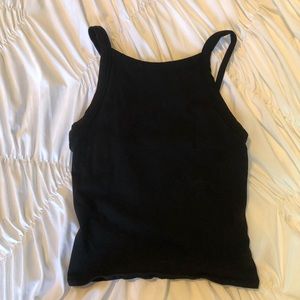 black tank top